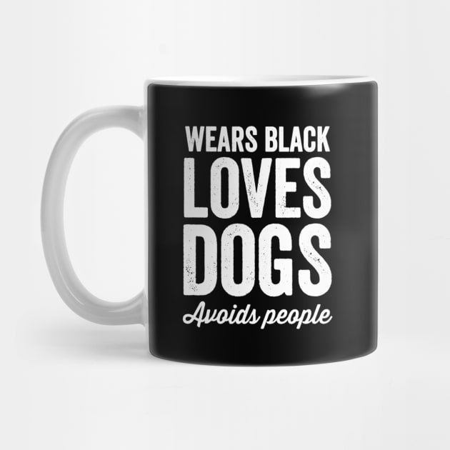 Wears black loves dogs by captainmood